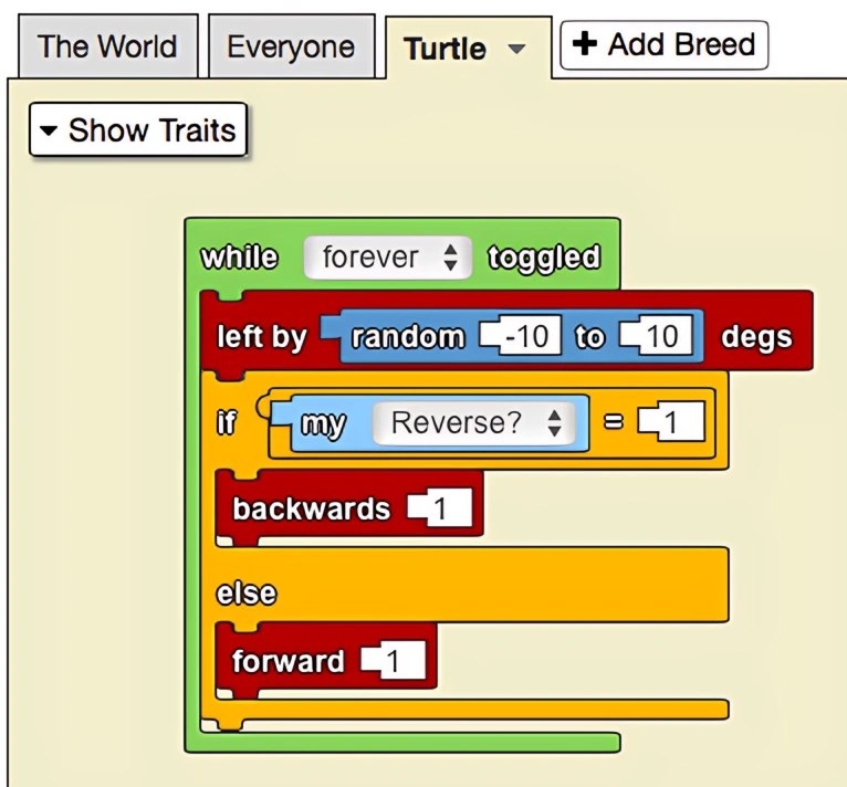 Backwards example code