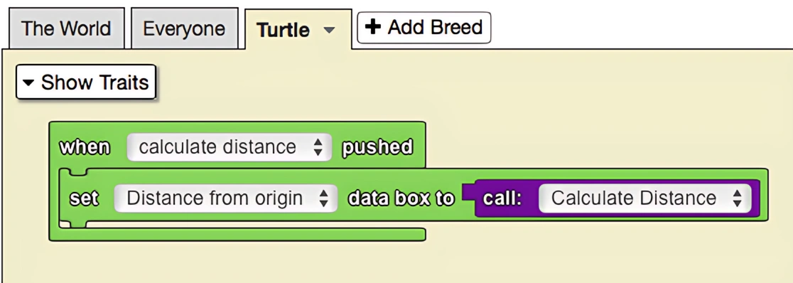 Call (returns) example code