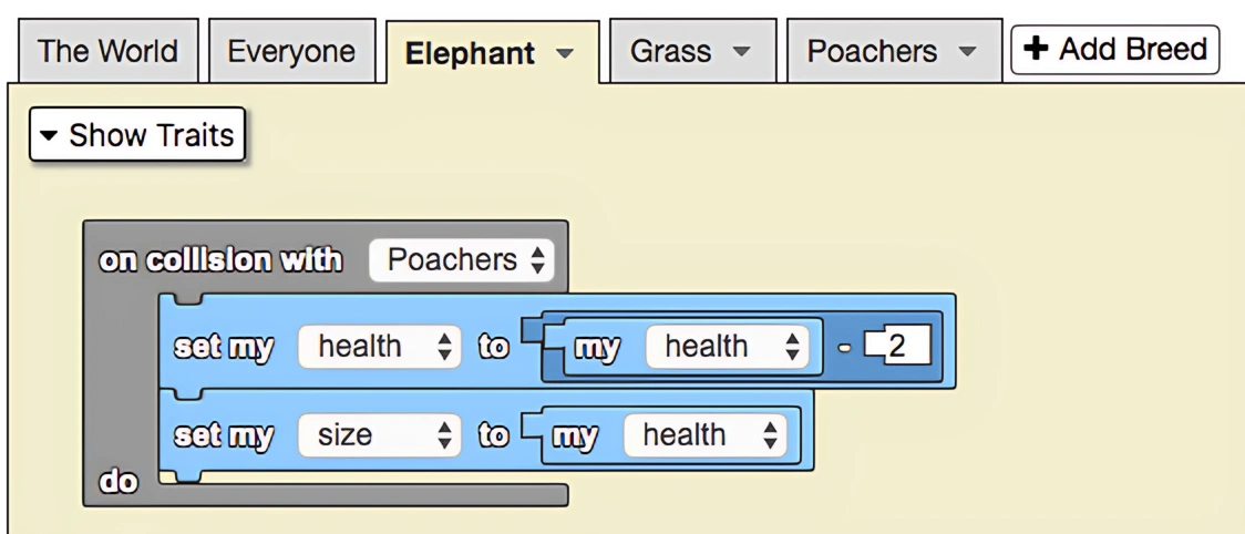 Difference example code