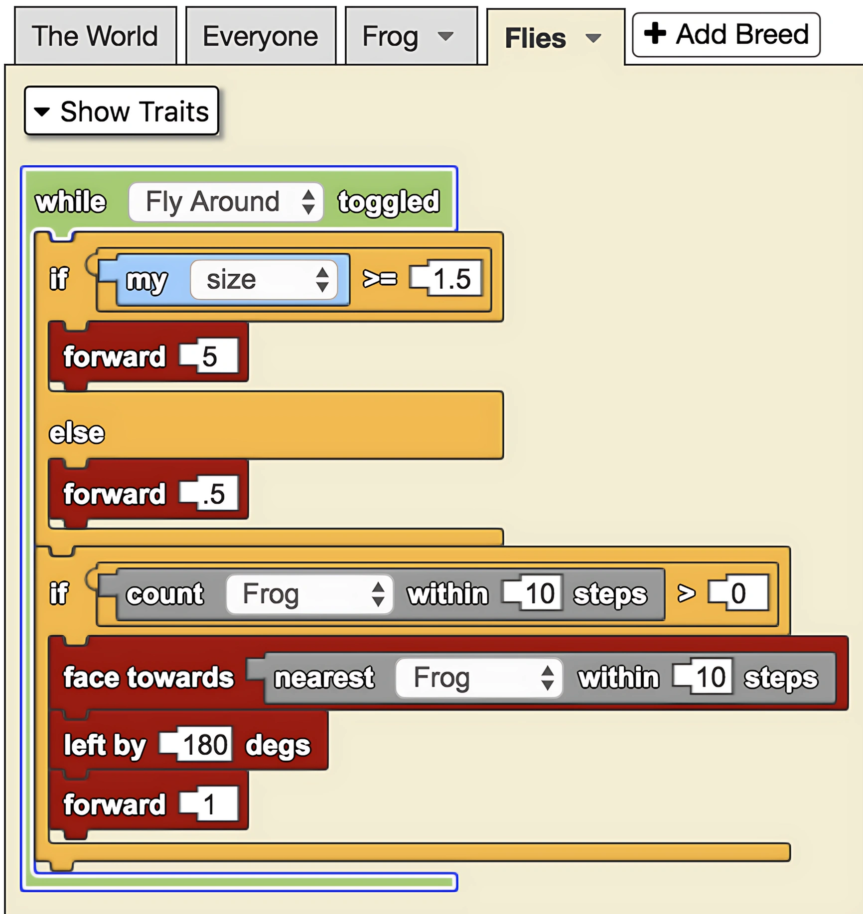 Greater Than example code