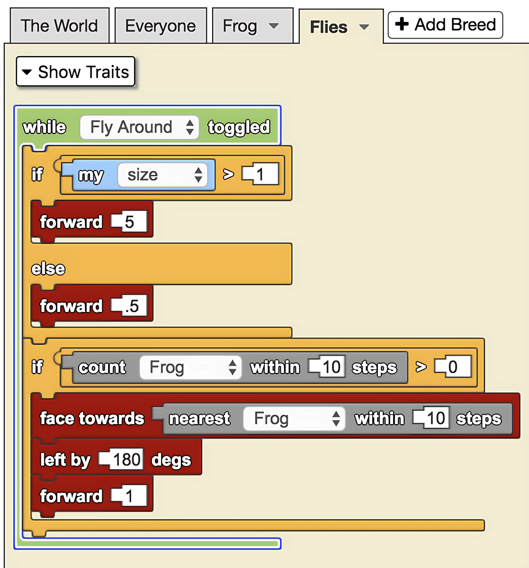 If Else example code