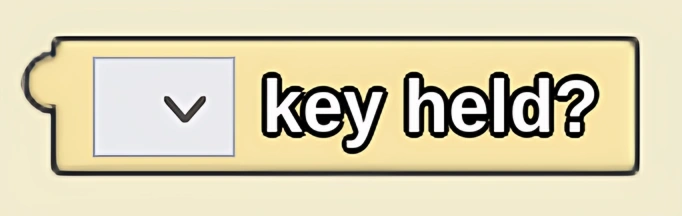 Key Held block