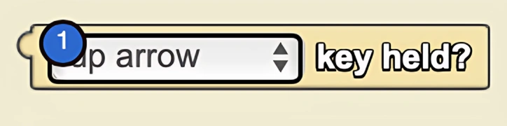 Key Held block syntax