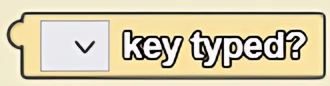 Key Typed block