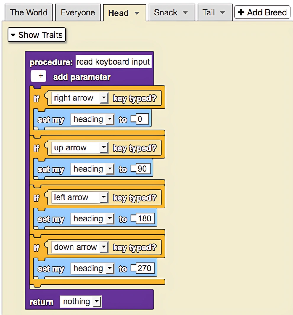 Key Typed example code
