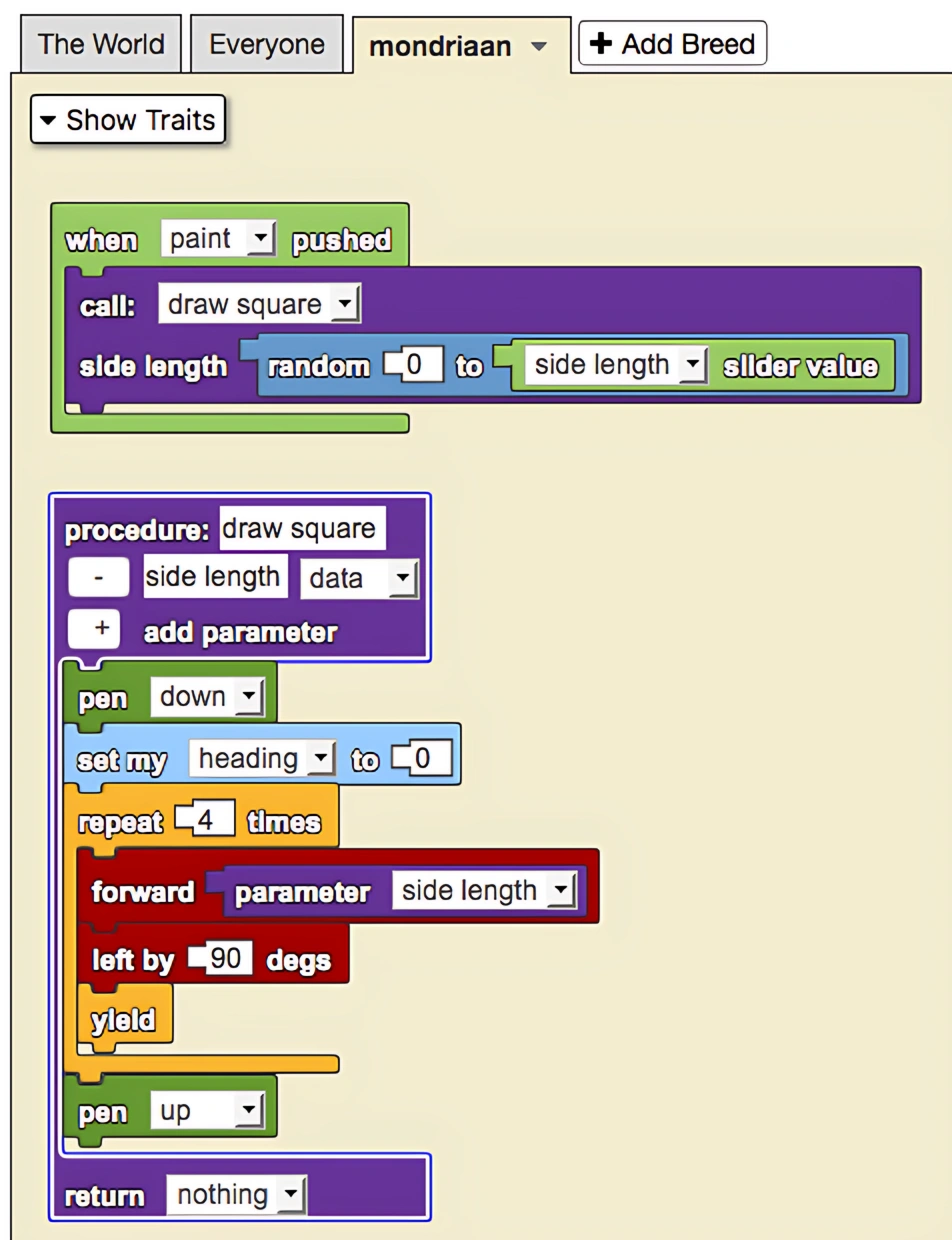 Parameter example code