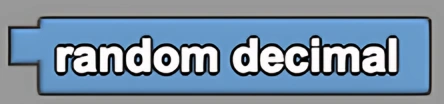 Random Decimal block