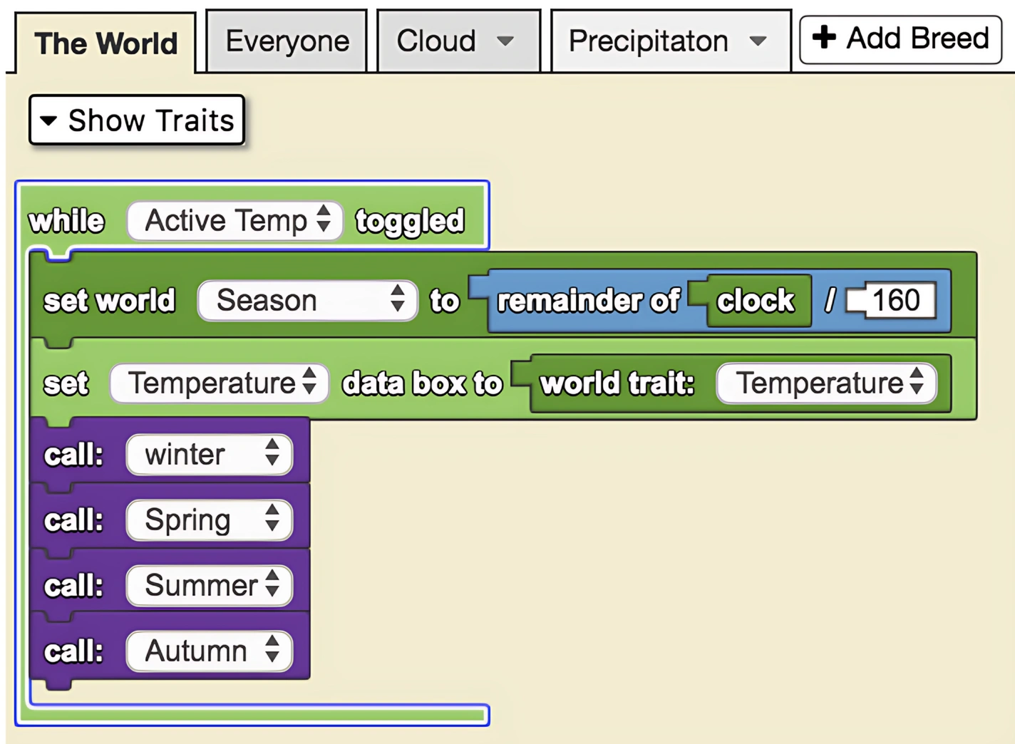 Remainder Of example code