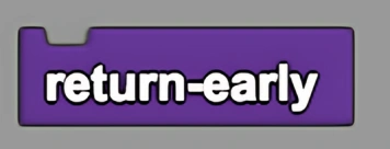 Return Early block