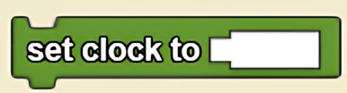 Set Clock To block