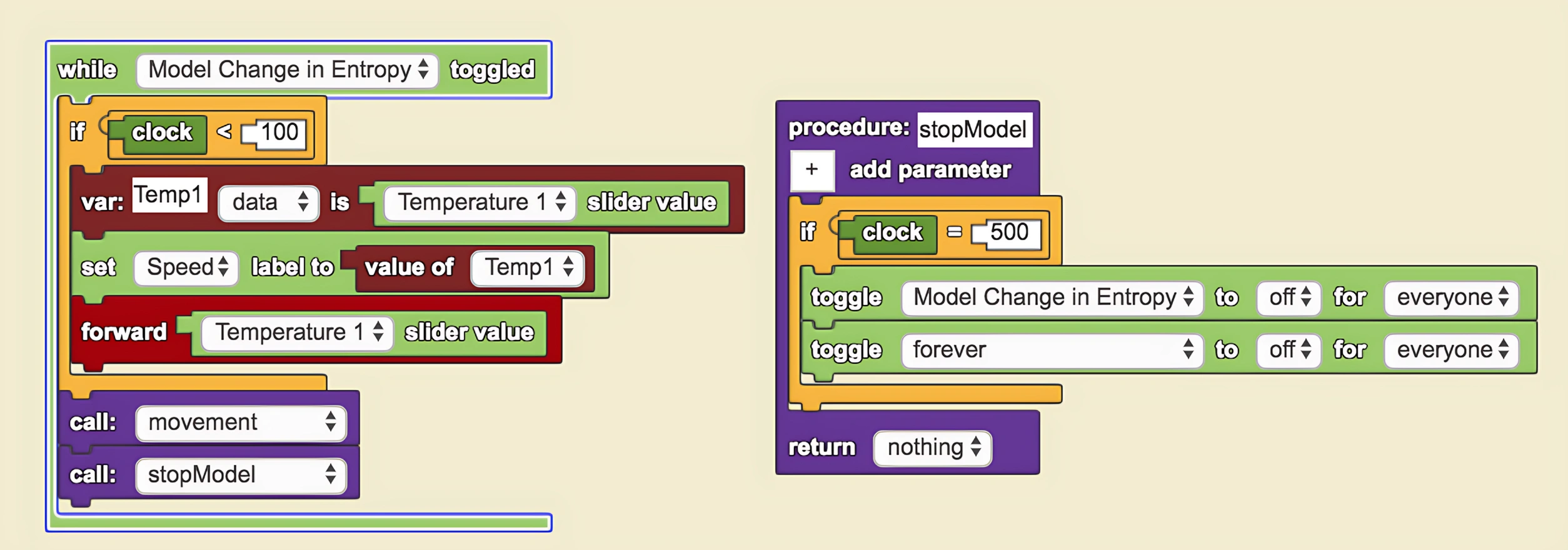 Toggle To For example code