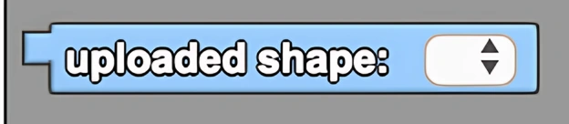 Uploaded Shape block
