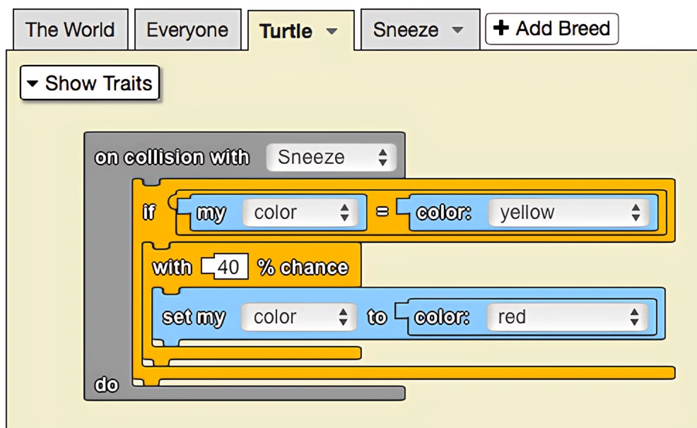 With % Chance example code